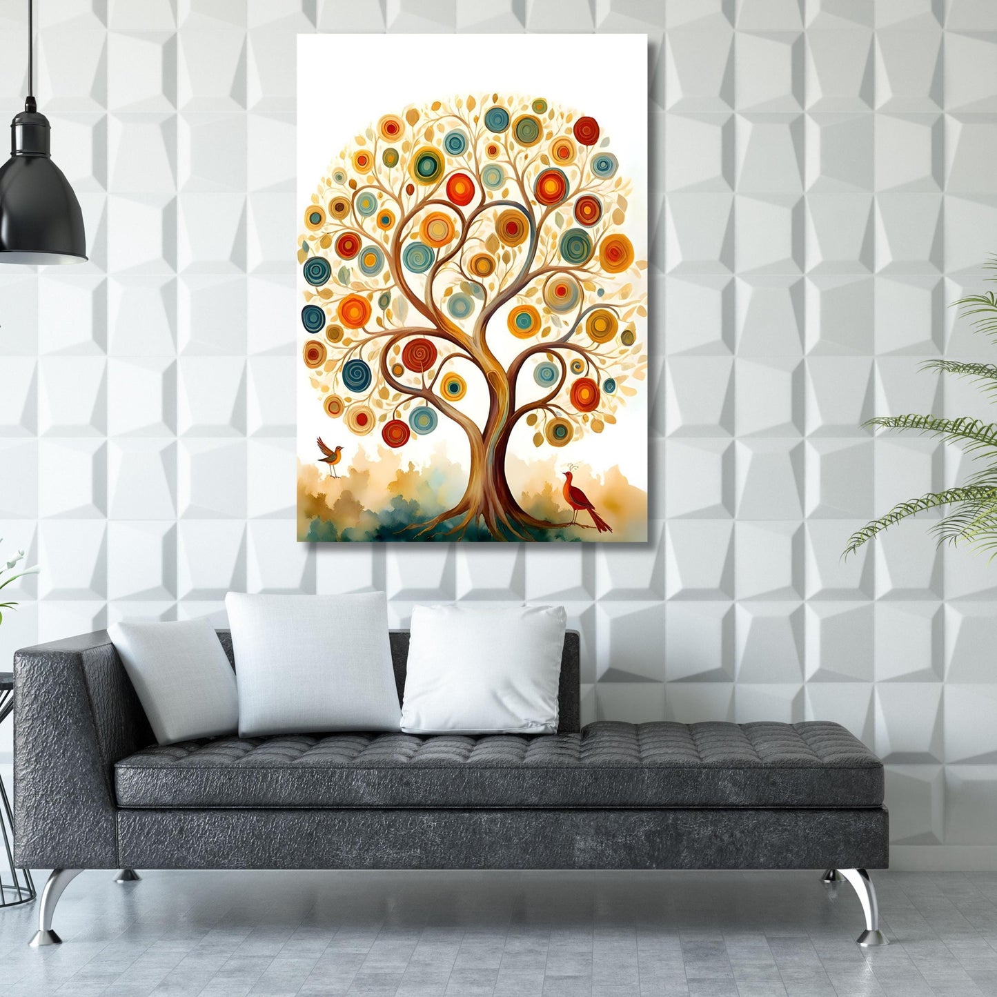 Tree Of Life Gustav Klimt Canvas Wall Art Klimt Print, Klimt Canvas Poster, Gustav Klimt Poster, Klimt Exhibition Painting, Flower Garden