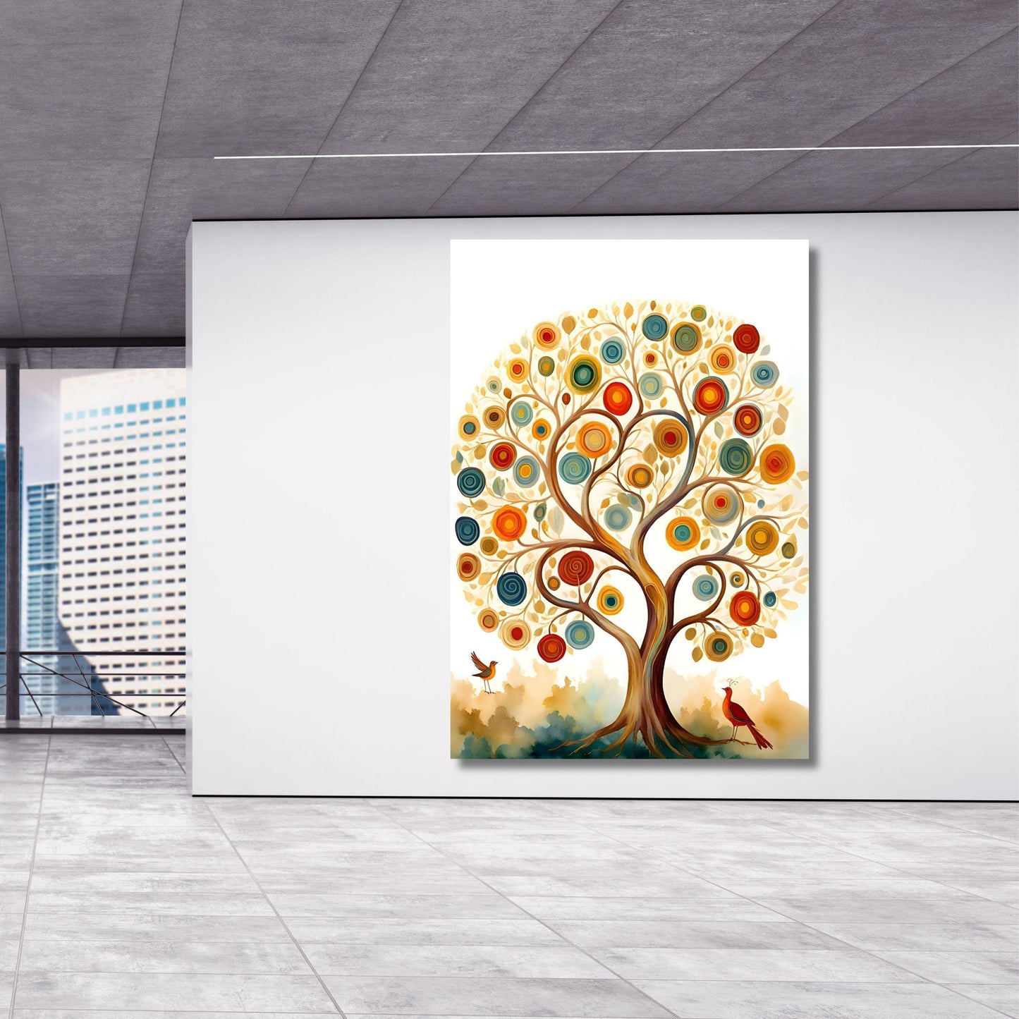 Tree Of Life Gustav Klimt Canvas Wall Art Klimt Print, Klimt Canvas Poster, Gustav Klimt Poster, Klimt Exhibition Painting, Flower Garden