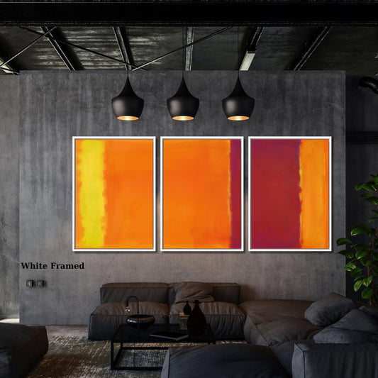 Set of 3 Mark Rothko Canvas Print Abstract Art,Minimalism Painting,Rothko Canvas,Rothko Poster,Rothko Poster Print,Painting,Rothko Expensive